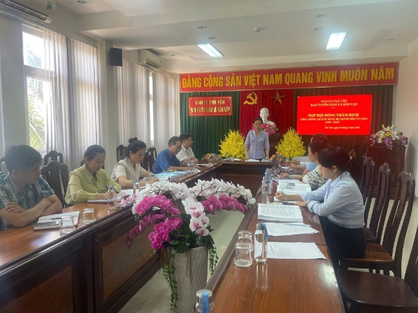 Thẩm định công trình “Lịch sử Đảng bộ thành phố Tuy Hòa (1930 - 2025)”